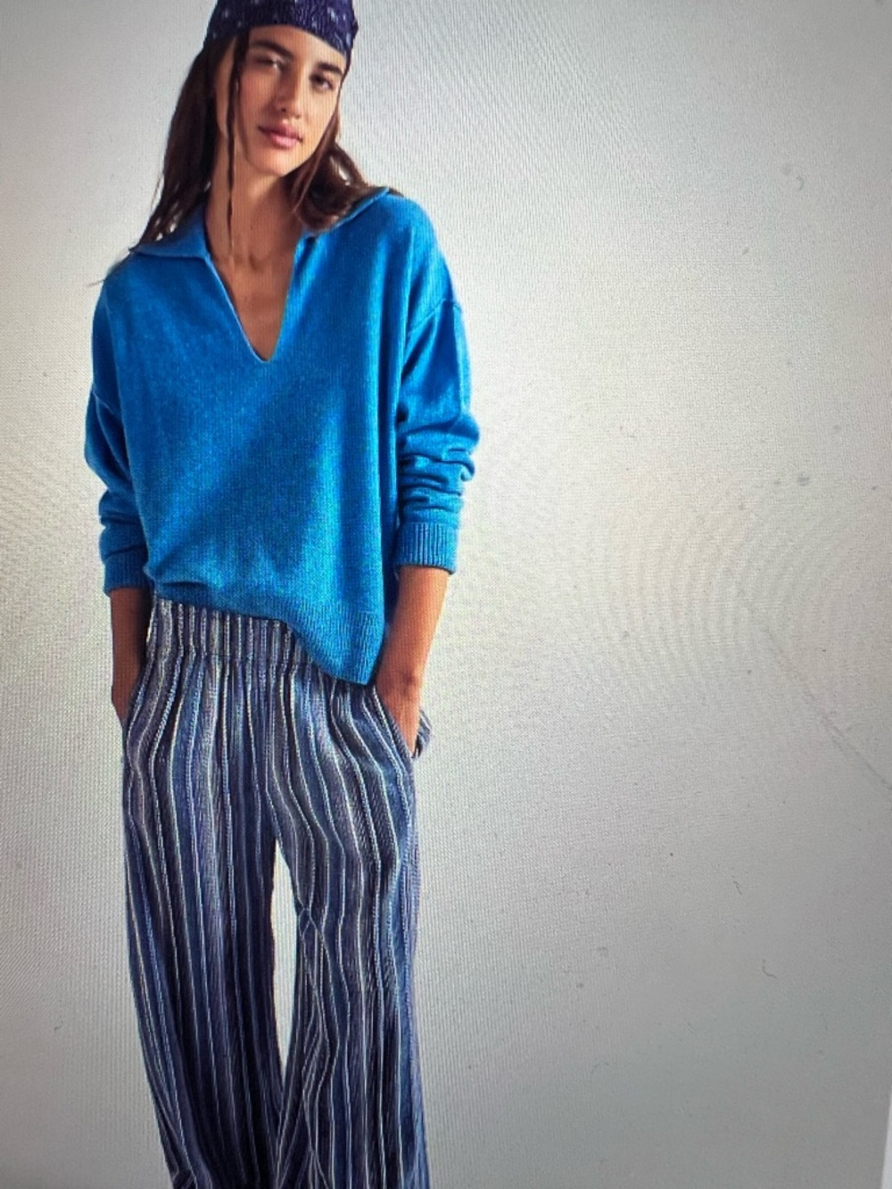 Free People Eloura Cashmere Henley sweater